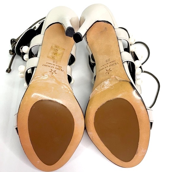 *New Marc Ellis Women's Pearl Embellished Sandals - Picture 8 of 9